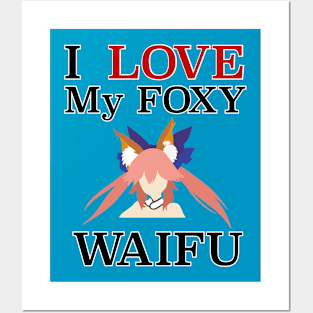 Foxy Waifu Posters and Art